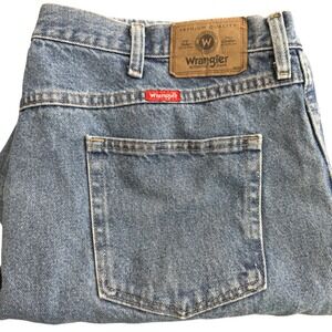 Wrangler Mens Jeans 48x30 (46x30) Regular Fit Blue Denim Cotton‎ Y2K Vintage